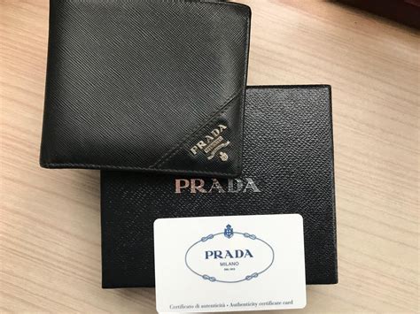 prada flower wallet mens|Prada men's bifold wallet.